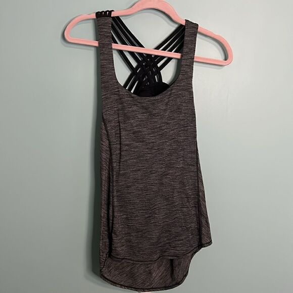 Lululemon Wild Tank In Heathered Black - Picture 5 of 7